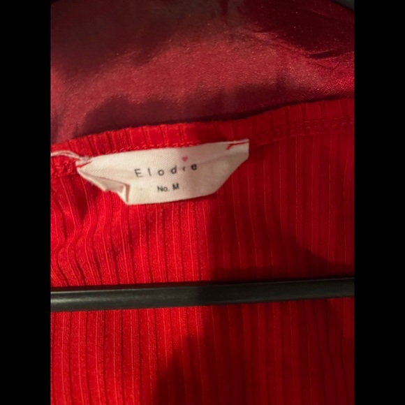 Elodie| Red Bodysuit - Picture 2 of 2